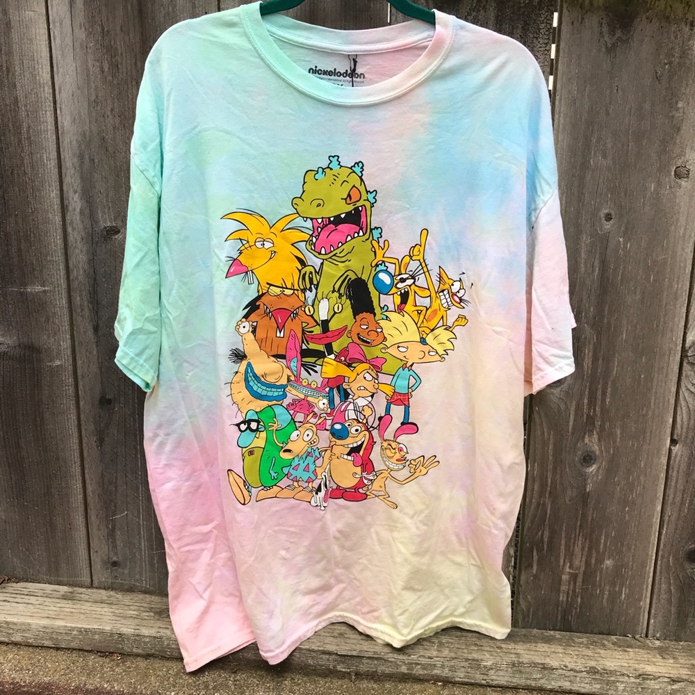 Nickelodeon Character Tie Dye Tee NWT